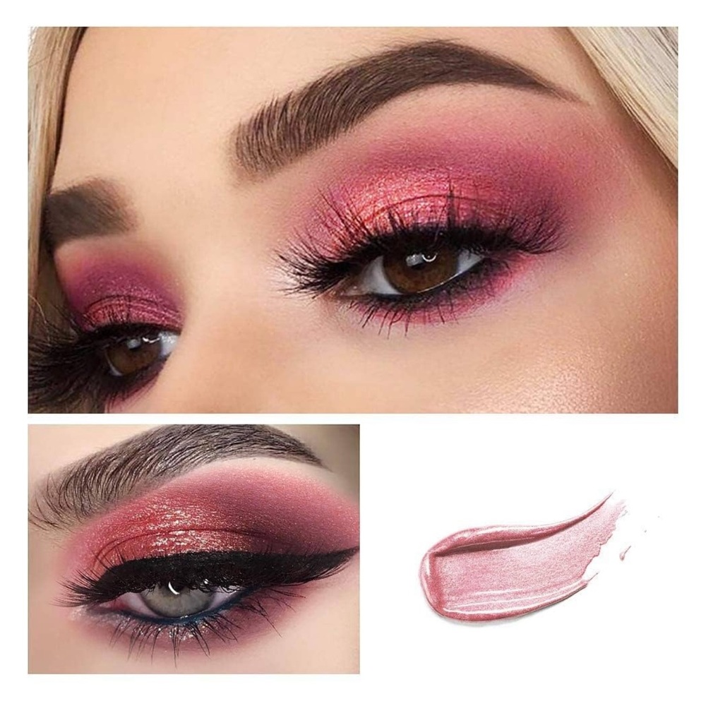 Zeesea Glitter Shimmer Liquid Eyeshadow 01 Asakusa Sakura Red Sparkle New in Box